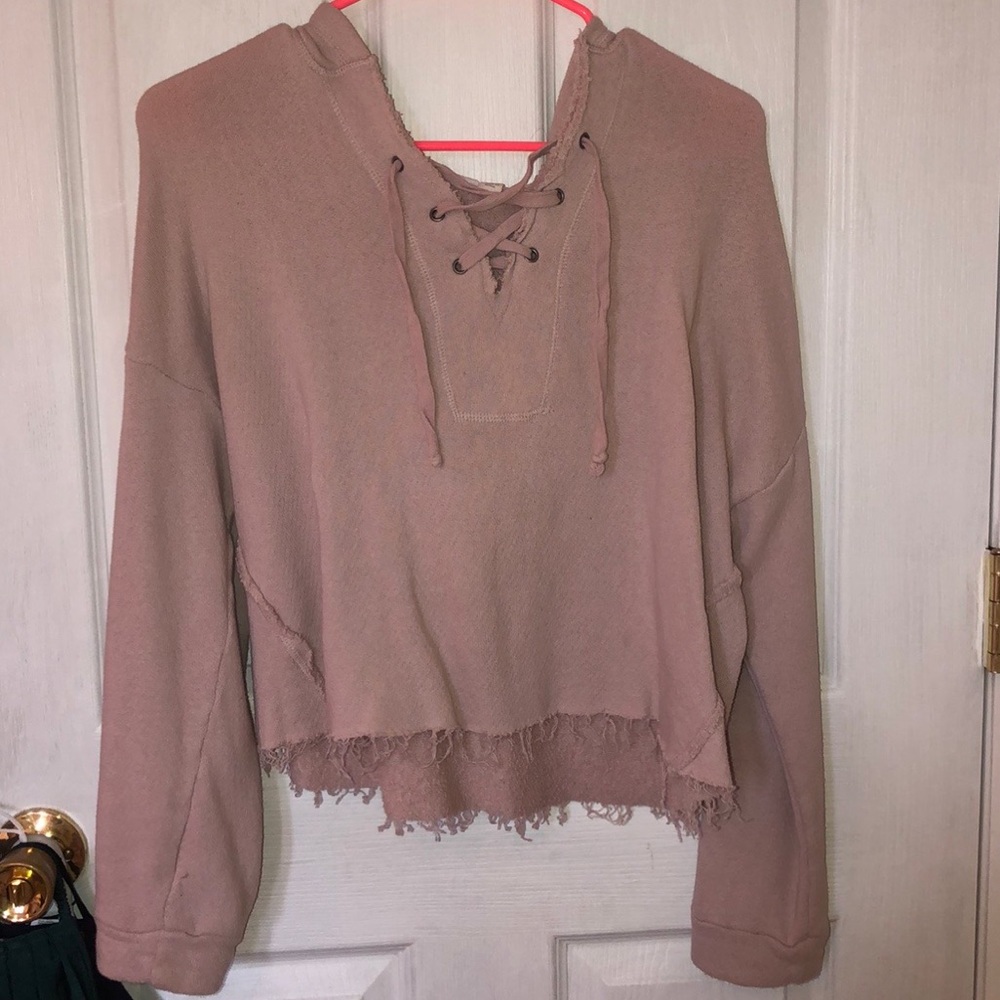 cropped hoodie